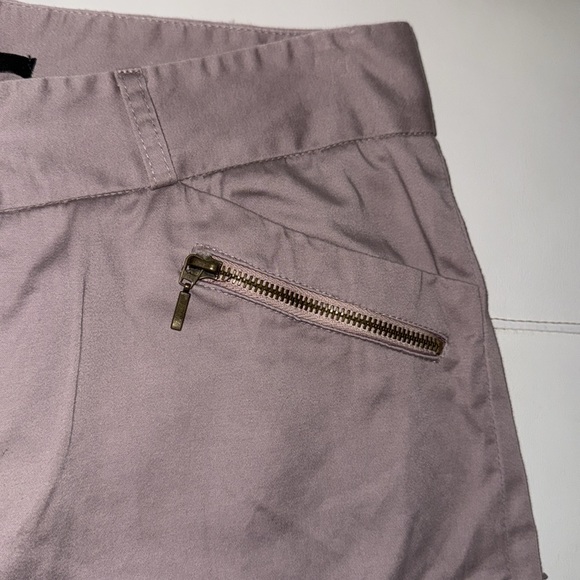 Tara Jarmon cotton trouser in Mauve bootcut size 40 / 8 - Picture 4 of 7